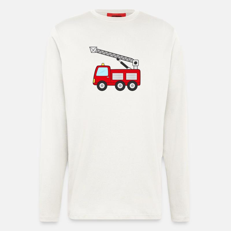 Fire engine Fire engine - Longsleeve - made by SPREAD  - OFF WHITE