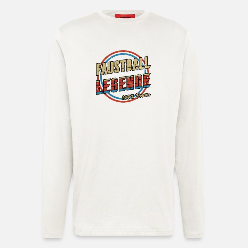 Faustball Legende - Langarmshirt - made by SPREAD  - OFF WHITE