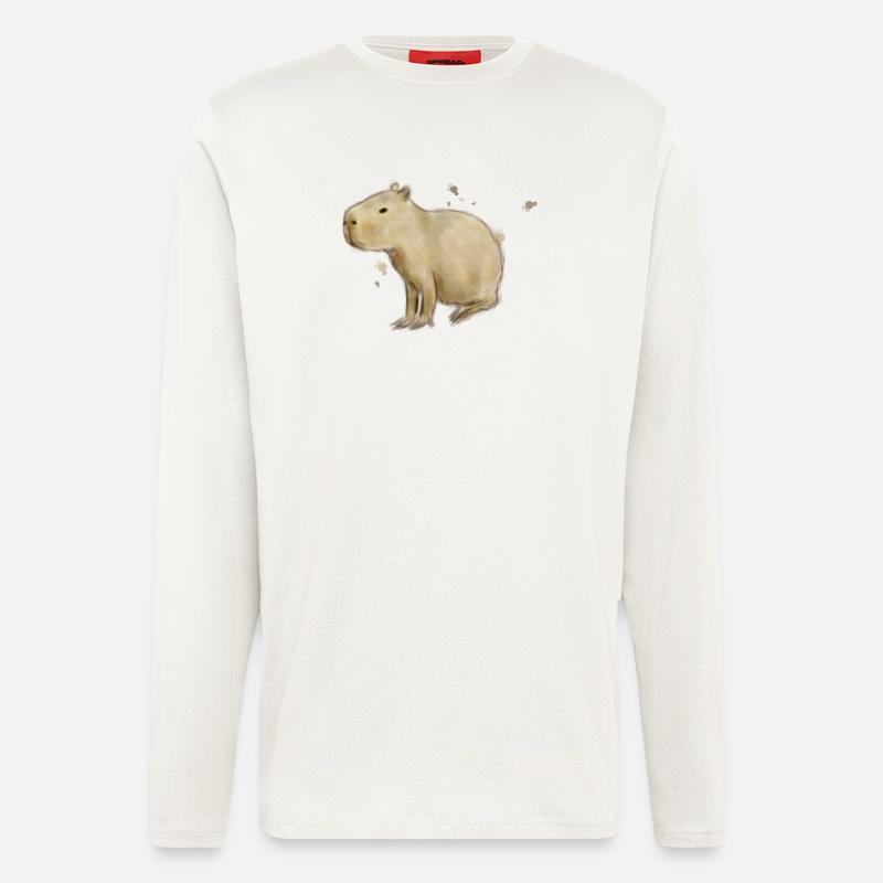 Capybara - Langarmshirt - made by SPREAD  - OFF WHITE