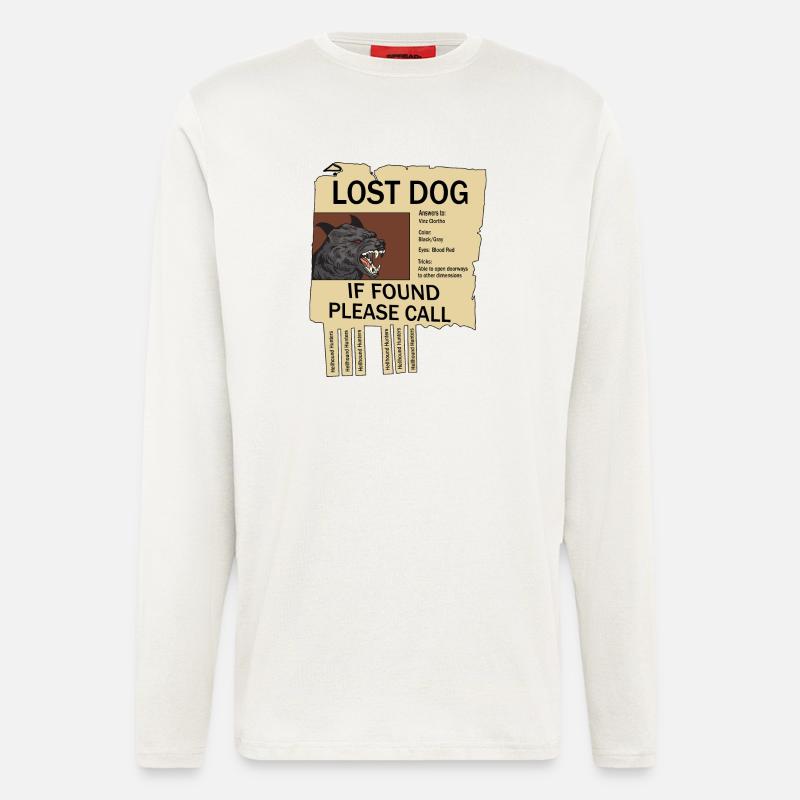 Missing Hellhound - Longsleeve - made by SPREAD  - OFF WHITE