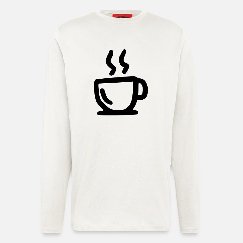 heiße Tasse - Langarmshirt - made by SPREAD  - OFF WHITE