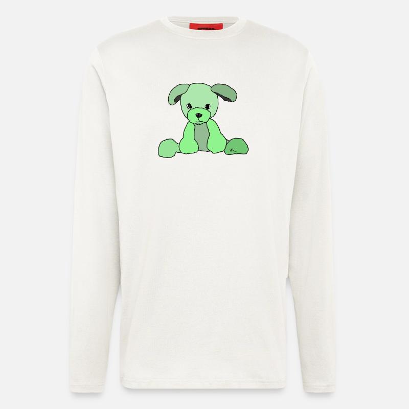 Hund Comic - Langarmshirt - made by SPREAD  - OFF WHITE