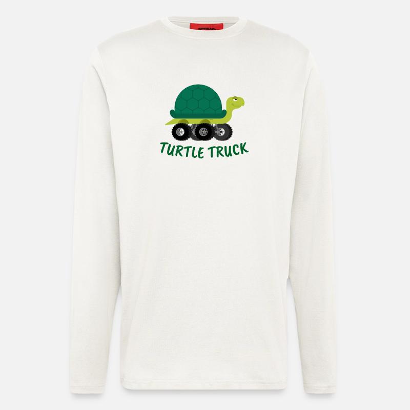 turtle, turtle, turtle truck - Longsleeve - made by SPREAD  - OFF WHITE