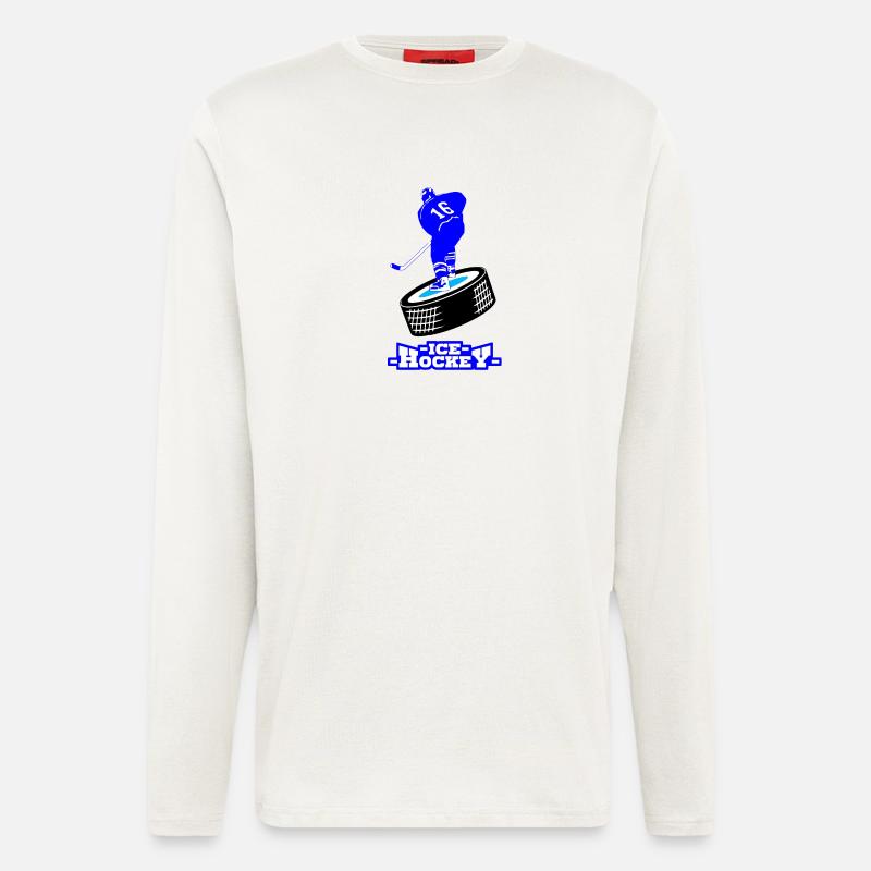 Eishockey - Langarmshirt - made by SPREAD  - OFF WHITE