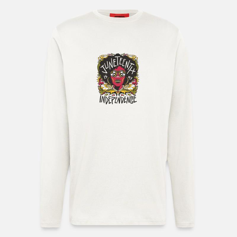 Unabhängige Ikone: Farbexplosion - Langarmshirt - made by SPREAD  - OFF WHITE