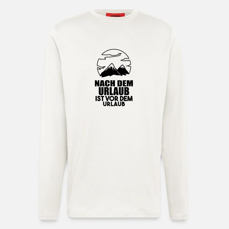 Urlaub - Langarmshirt - made by SPREAD  - OFF WHITE