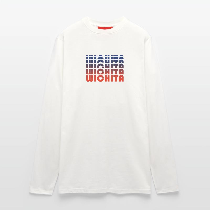 Évolution de type Wichita gradient Blue-Ro Manches longues bio décontracté fabriqué en UE