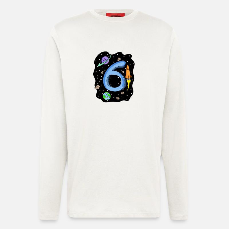 6 years old Young astronaut - Longsleeve - made by SPREAD  - OFF WHITE