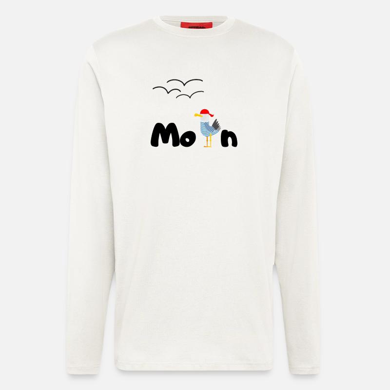 moin möwe - Langarmshirt - made by SPREAD - OFF WHITE