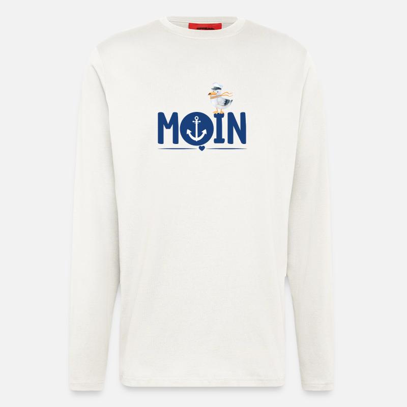 Moin Anker - Langarmshirt - made by SPREAD - OFF WHITE