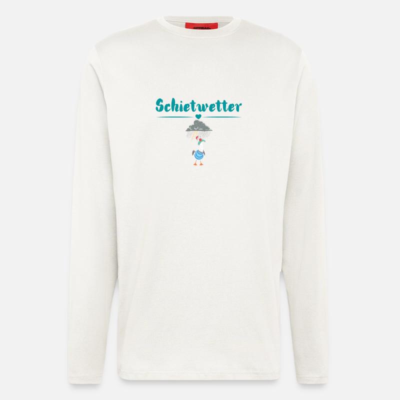 Schietwetter möwe. Maritime Mode - Langarmshirt - made by SPREAD - OFF WHITE
