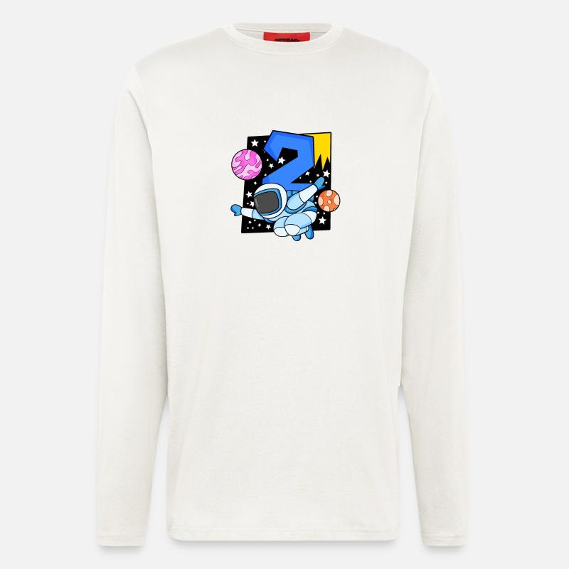 2 years old Young astronaut - Longsleeve - made by SPREAD  - OFF WHITE