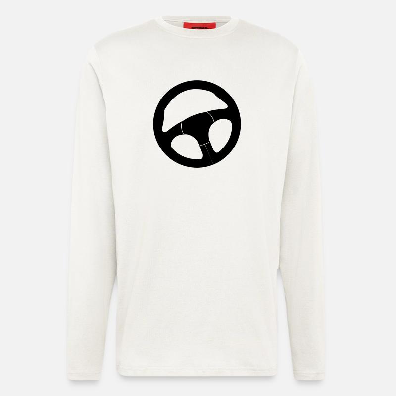 Auto Lenkrad - Langarmshirt - made by SPREAD  - OFF WHITE