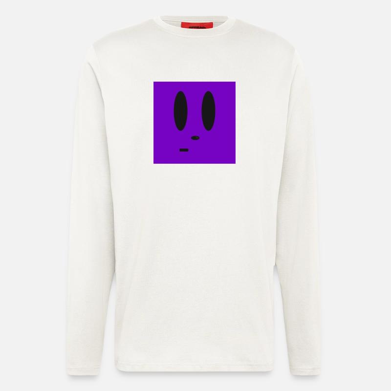 Suboptimale Situation Gesichtsausdruck - Langarmshirt - made by SPREAD  - OFF WHITE