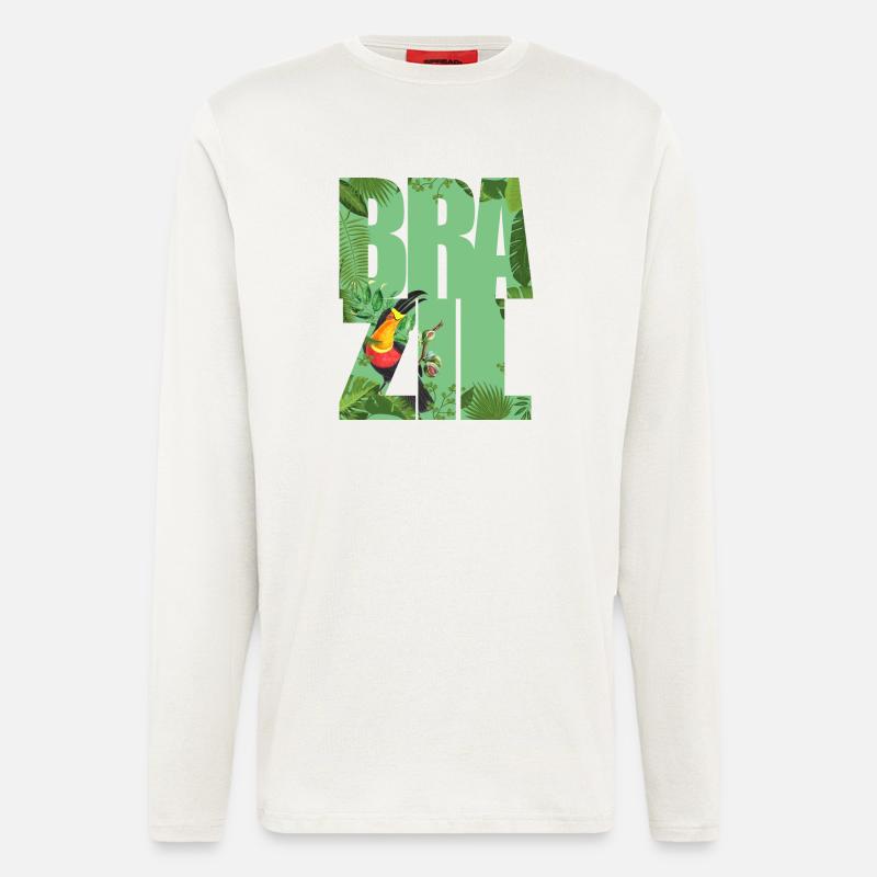 Brazilien - Langarmshirt - made by SPREAD  - OFF WHITE