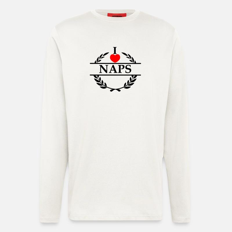 Ich liebe Nickerchen - Langarmshirt - made by SPREAD  - OFF WHITE