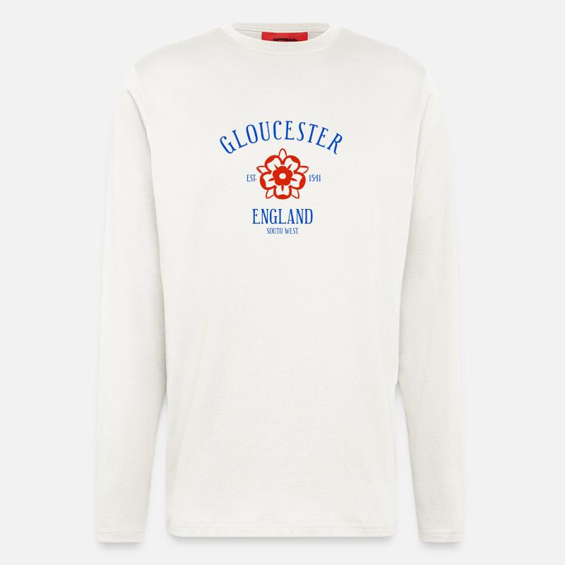 GLOUCESTER England - Langarmshirt - made by SPREAD  - OFF WHITE