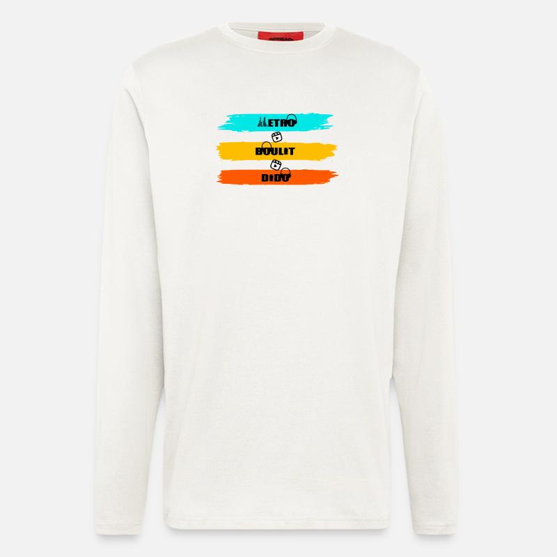 Metro Dodo work - Longsleeve - made by SPREAD  - OFF WHITE