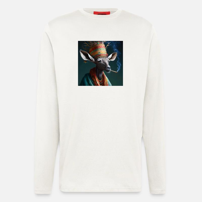 Cannabiche 01 ohne Tippfehler - Langarmshirt - made by SPREAD  - OFF WHITE