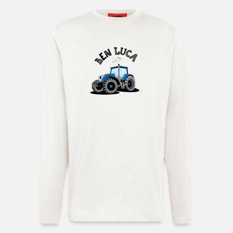 Traktor Ben Luca - Langarmshirt - made by SPREAD - OFF WHITE