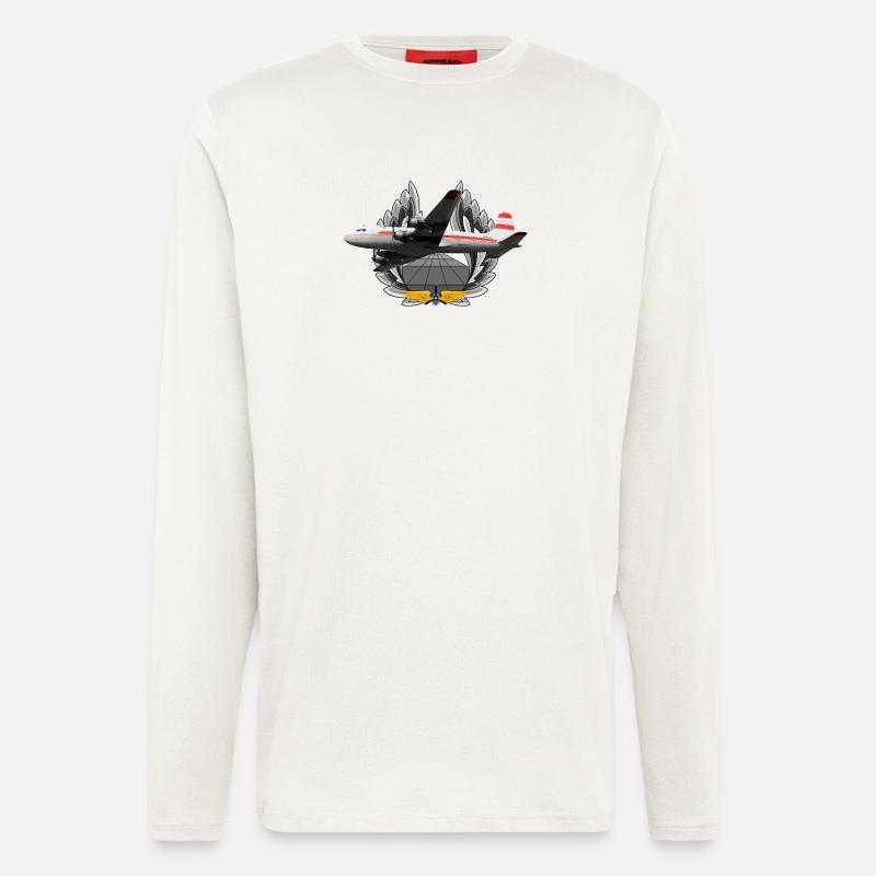 DC-4 - Langarmshirt - made by SPREAD  - OFF WHITE