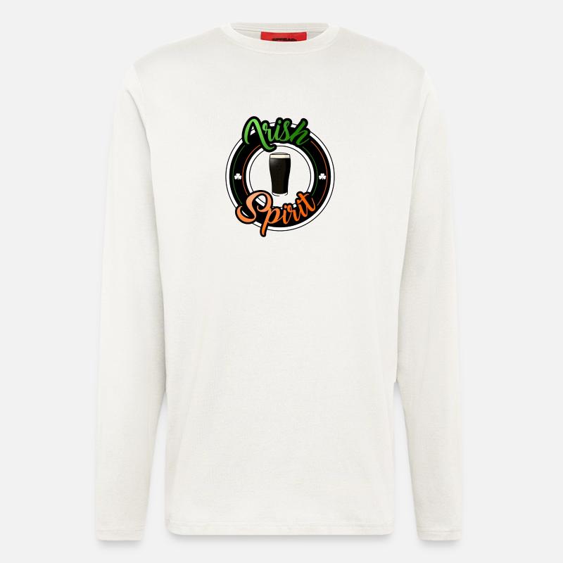 Irischer Geist - Langarmshirt - made by SPREAD - OFF WHITE