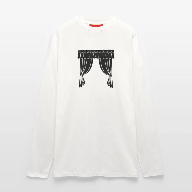 Vorhänge Theater oder Geschäft Langarmshirt - made by SPREAD 