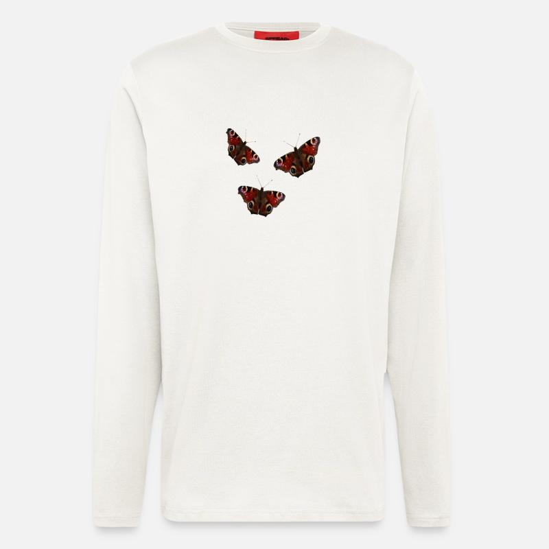 Schmetterlinge - Langarmshirt - made by SPREAD  - OFF WHITE