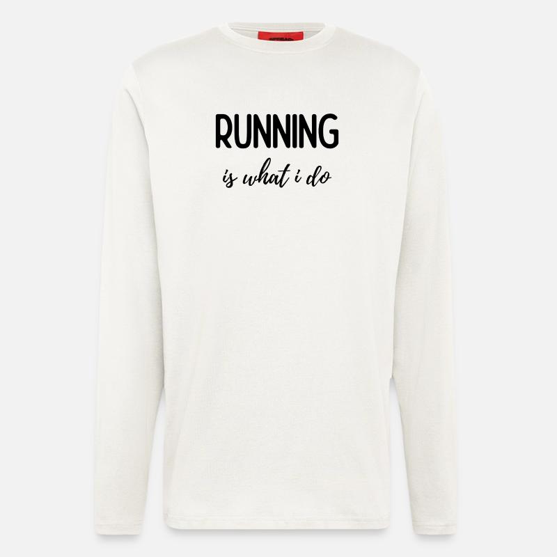 Running is What I Do - Longsleeve - made by SPREAD  - OFF WHITE