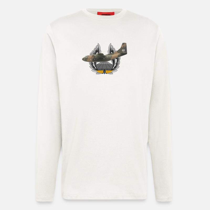C-123 Provider - Langarmshirt - made by SPREAD  - OFF WHITE