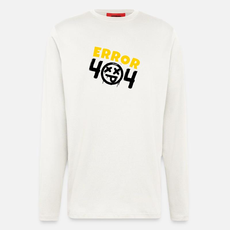 Error 404 Not Found - Longsleeve - made by SPREAD  - OFF WHITE