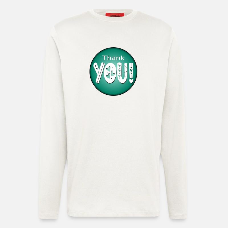 Danke - DANKBAR DANKE - BEZIEHUNG - Langarmshirt - made by SPREAD - OFF WHITE