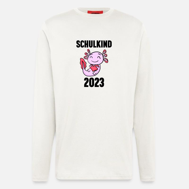Schuldkind Einschulung 2023 - Langarmshirt - made by SPREAD  - OFF WHITE