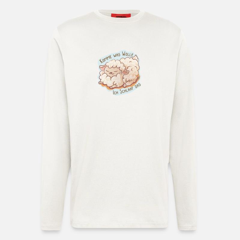 Ich Schlaaf das - Langarmshirt - made by SPREAD  - OFF WHITE