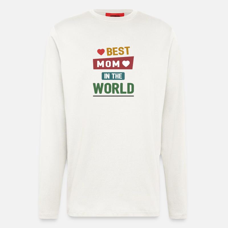 Beste Mutter der Welt - Langarmshirt - made by SPREAD  - OFF WHITE