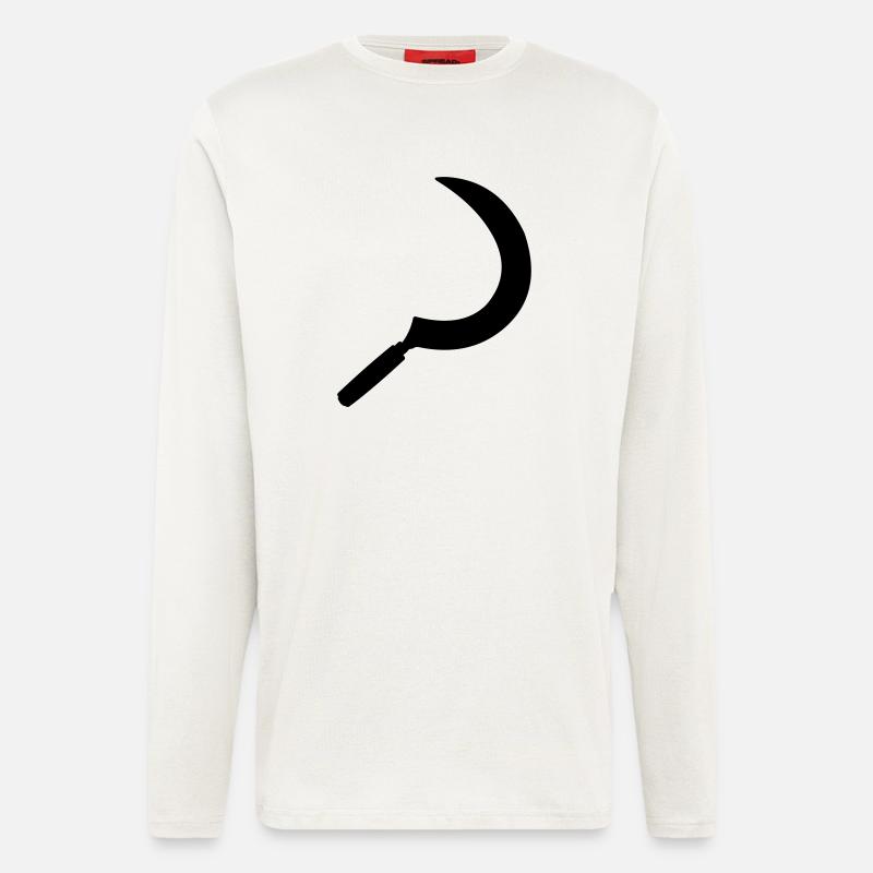 Sickle shadow image - Longsleeve - made by SPREAD  - OFF WHITE