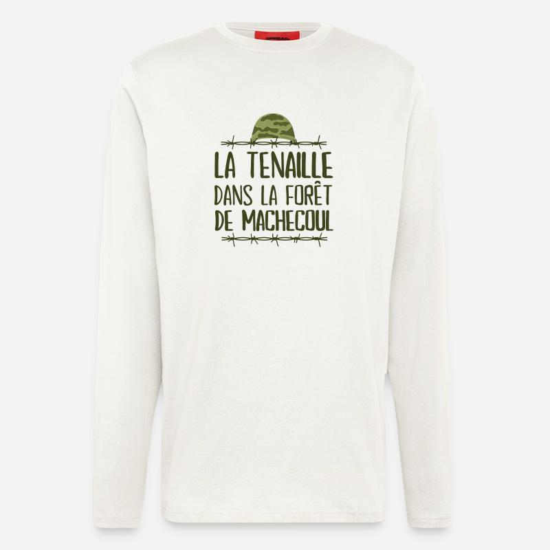 la septième compagnie, la 7ème compagnie - Manches longues bio décontracté fabriqué en UE - OFF WHITE