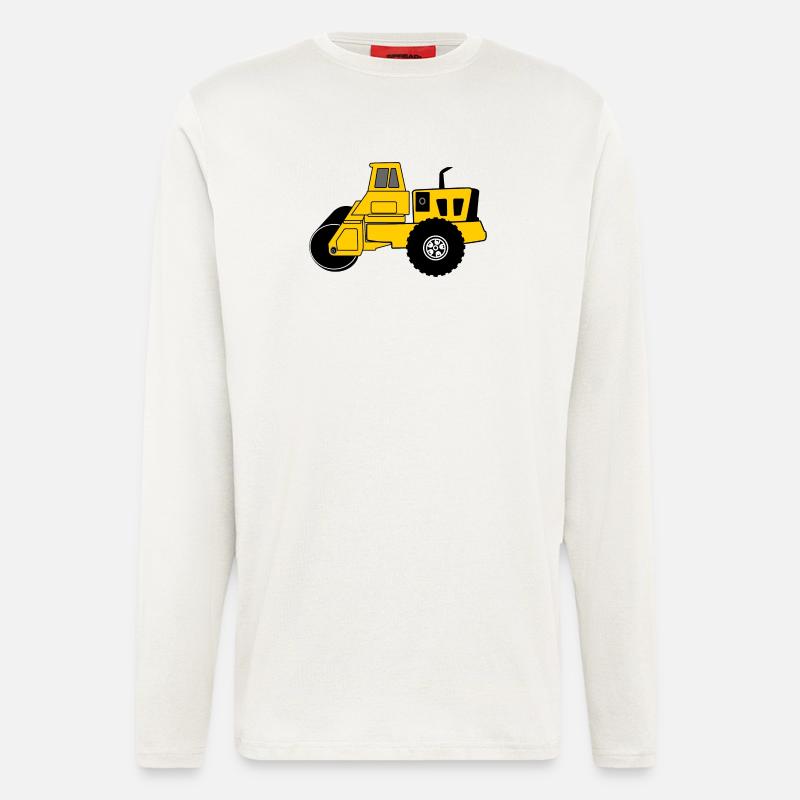 Yellow Roller machine - Longsleeve - made by SPREAD  - OFF WHITE