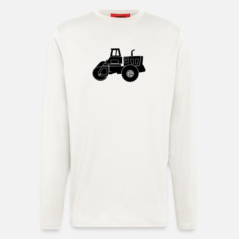 Transparente Walzenmaschine - Langarmshirt - made by SPREAD  - OFF WHITE