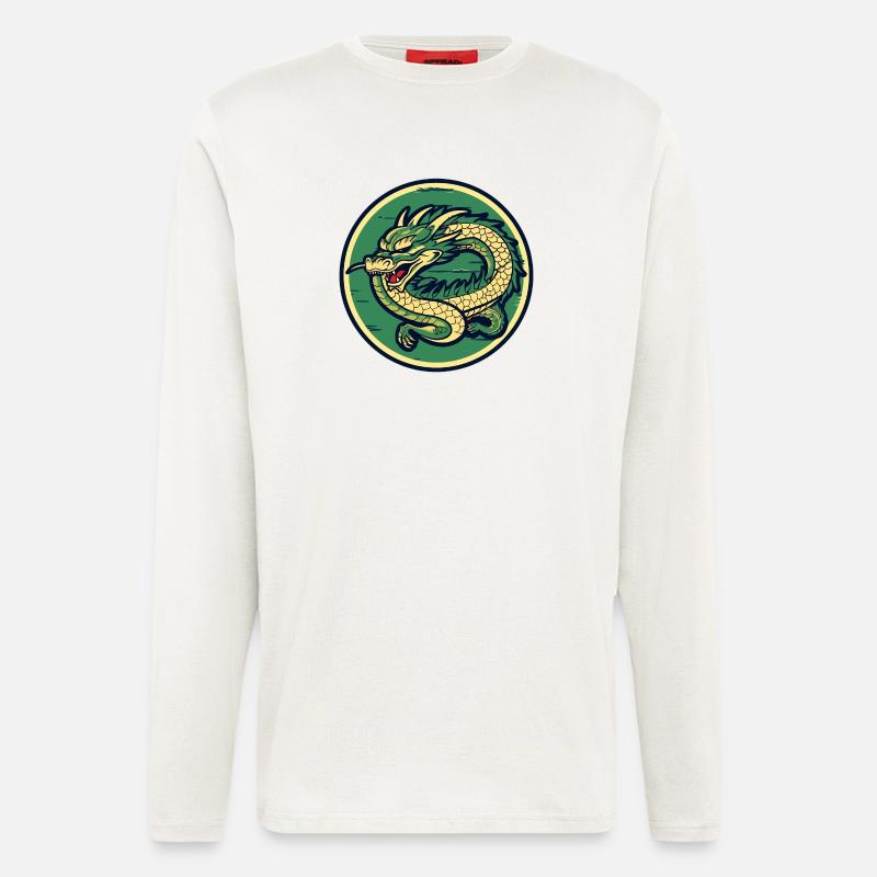 Dragon Crest Circle Patch - Longsleeve - made by SPREAD  - OFF WHITE