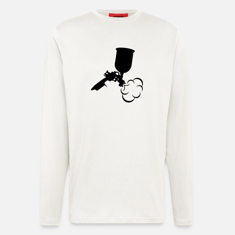 Isolierung sprühen - Langarmshirt - made by SPREAD - OFF WHITE