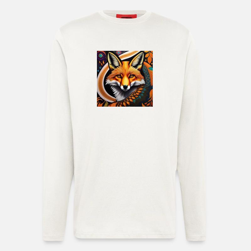 Fuchs - Langarmshirt - made by SPREAD  - OFF WHITE