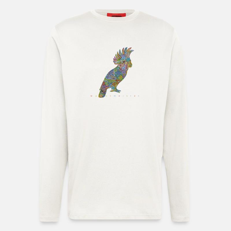 Regenwaldvogel - Langarmshirt - made by SPREAD  - OFF WHITE