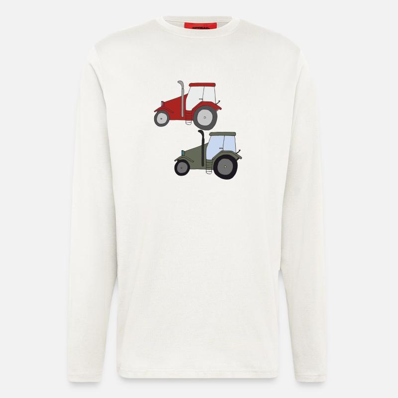 traktor treffen - Langarmshirt - made by SPREAD  - OFF WHITE