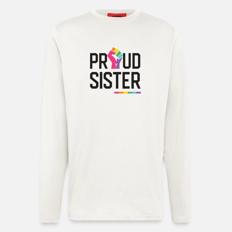 LGBT Pride Month - Stolze Schwester - Langarmshirt - made by SPREAD  - OFF WHITE