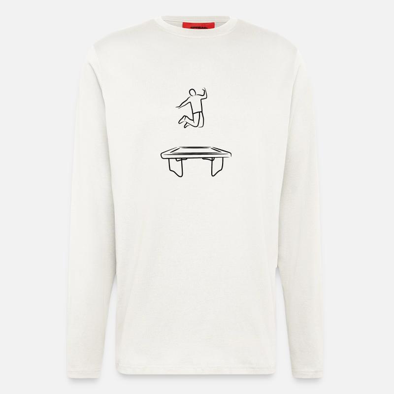 Trampoline operator - Longsleeve - made by SPREAD  - OFF WHITE