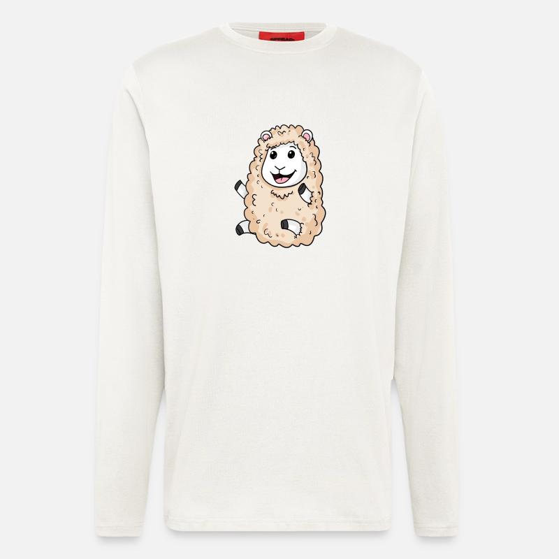 Schaf - Langarmshirt - made by SPREAD - OFF WHITE