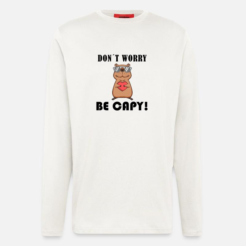 Capybara Capybara Gift - Longsleeve - made by SPREAD  - OFF WHITE