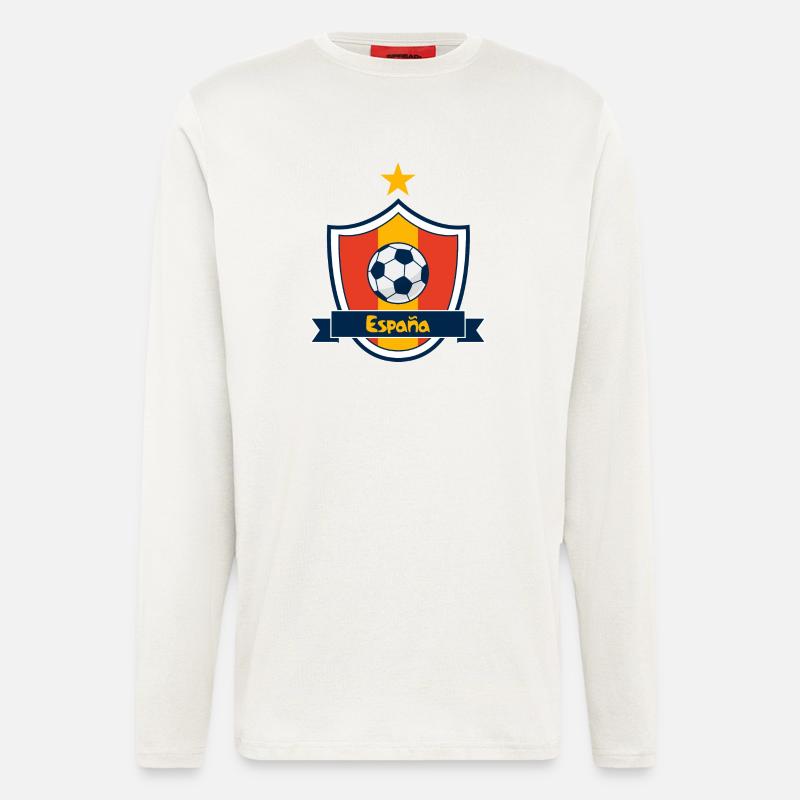 Wappen Spanien - Langarmshirt - made by SPREAD  - OFF WHITE