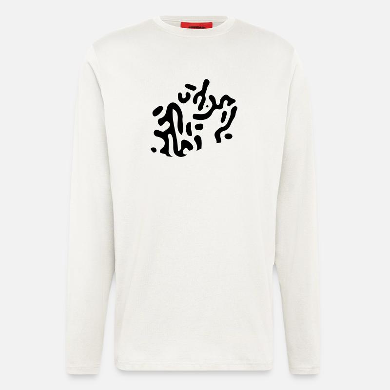 turing pattern Muster | tigerlook | Vectorgraphic - Langarmshirt - made by SPREAD  - OFF WHITE